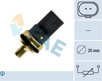FAE Sensor, coolant temperature 33784 Mercedes 124-Series FAE temperature sensor 33784
