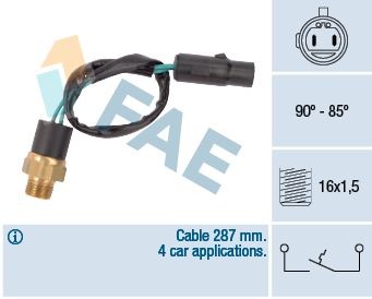 FAE Termocontatto ventola radiatore 36620 FAE 36620 Bulbo radiatore Hyundai Elantra 3 originali prezzo