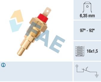 FAE Termocontatto ventola radiatore 37610 37610 costo Termocontatto ventola radiatore FAE MAZDA 2