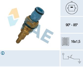 FAE Interruptor de temperatura, ventilador do radiador 37660 FAE 37660 Interruptor de temperatura ventilador do radiador Toyota Avensis T27 Carrinha a um preço acessível
