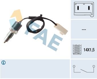 FAE Interruptor, luz de marcha-atrás 40360 FAE 40360 Interruptores da luz de marcha atrás SEAT Ibiza KJ1 preço