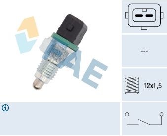 FAE Interruptor, luz de marcha-atrás 40640 FAE 40640 originais Interruptores da luz de marcha atrás BMW X3 E83 custo