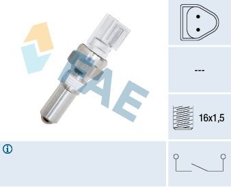FAE Interruptor, luz de marcha-atrás 40730 Sensor de marcha-atrás FAE Peugeot 207 40730
