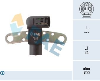 FAE RPM Sensor, engine management 79031 79031 FAE crankshaft sensor for SUZUKI ALTO