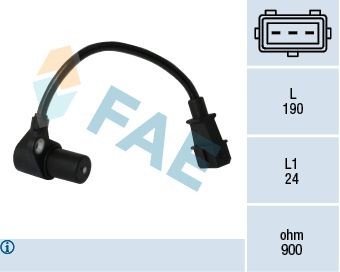 FAE Impulsu devējs, Kloķvārpsta 79046 FAE 79046 Impulsu devējs kloķvārpsta HONDA Accord V Sedan (CE, CF) par izdevīgu cenu