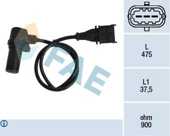FAE Gerador de impulsos, cambota 79060 Sensor de rotações gestão do motor FAE Fiat MULTIPLA 79060