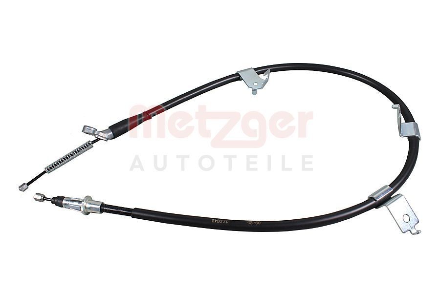 METZGER Cabo de aço, travão de estacionamento 17.9042 Travão de mão NISSAN METZGER 17.9042