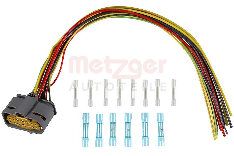 METZGER Kit de reparação de cabos, farol principal 2324396 Farol de estrada METZGER Skoda OCTAVIA 2324396