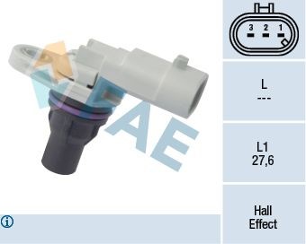 FAE Turtallssensor, motormanagement 79171 Sensor kamakselposisjon Fiat 323 79171 FAE