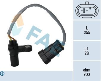 FAE Pööreteandur, mootorijuhtimine 79191 FAE 79191 Väntvõlli asendi andur Opel Combo B hind