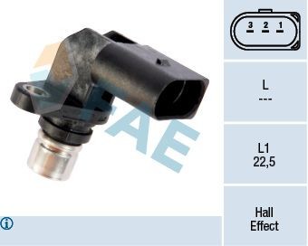 FAE Capteur, position d'arbre à cames 79209 Volkswagen CRAFTER Capteur aac FAE 79209