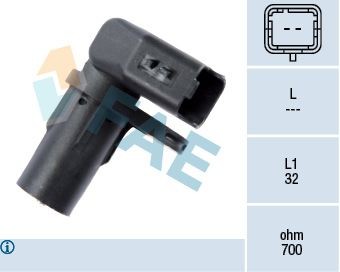 FAE Krumtapsføler 79254 79254 Krumtapaksel sensor NISSAN 300 ZX FAE
