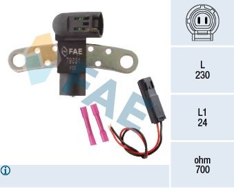 FAE Generatore di impulsi, Albero a gomiti 79319 79319 costo Sensore giri motore FAE RENAULT SCÉNIC