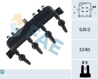 FAE Tändspole 80208 80208 FAE tändspole PEUGEOT 2008