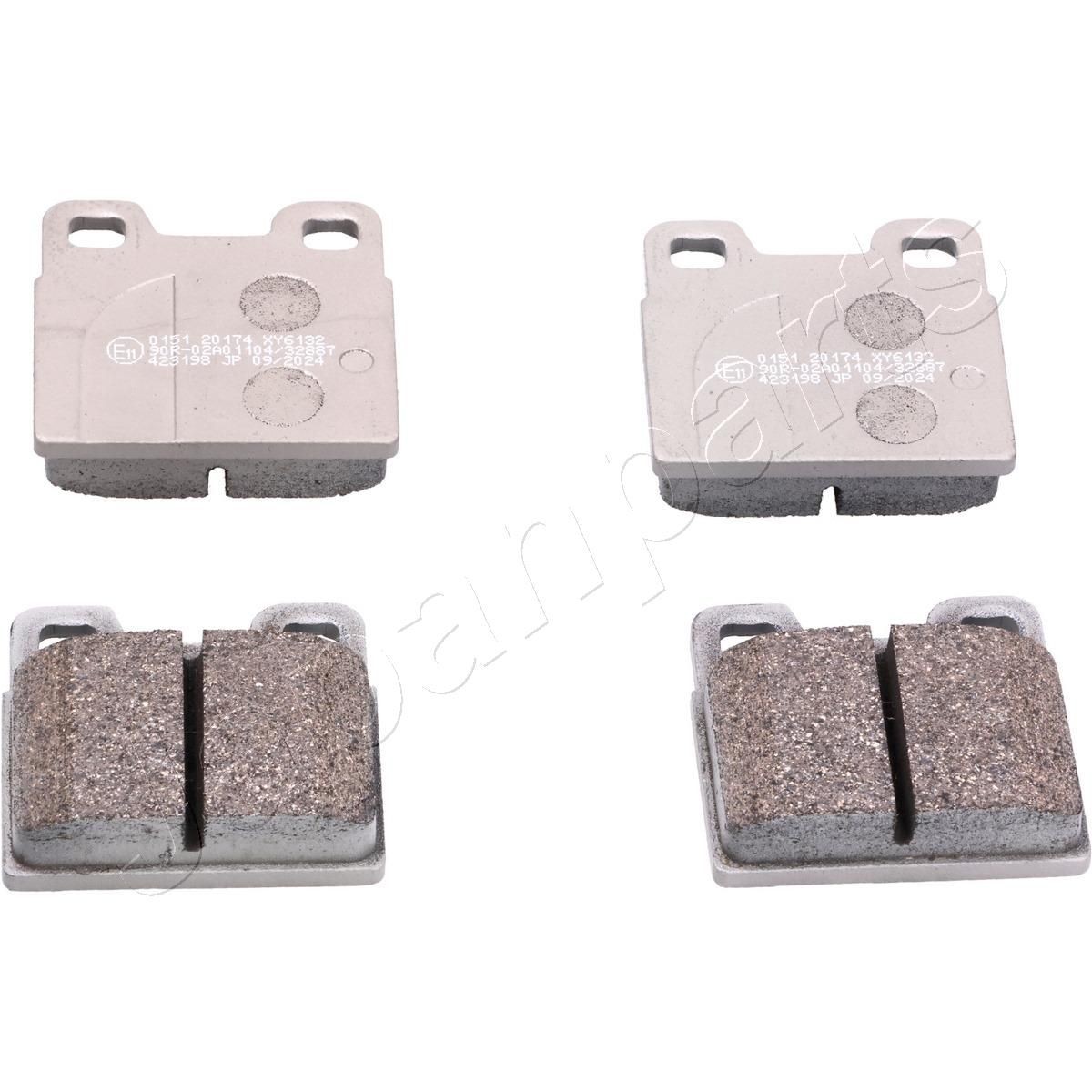JAPANPARTS Τακάκια φρένων PA-0151AF PA-0151AF Αγωνιστικά τακάκια SAAB 9-2X JAPANPARTS