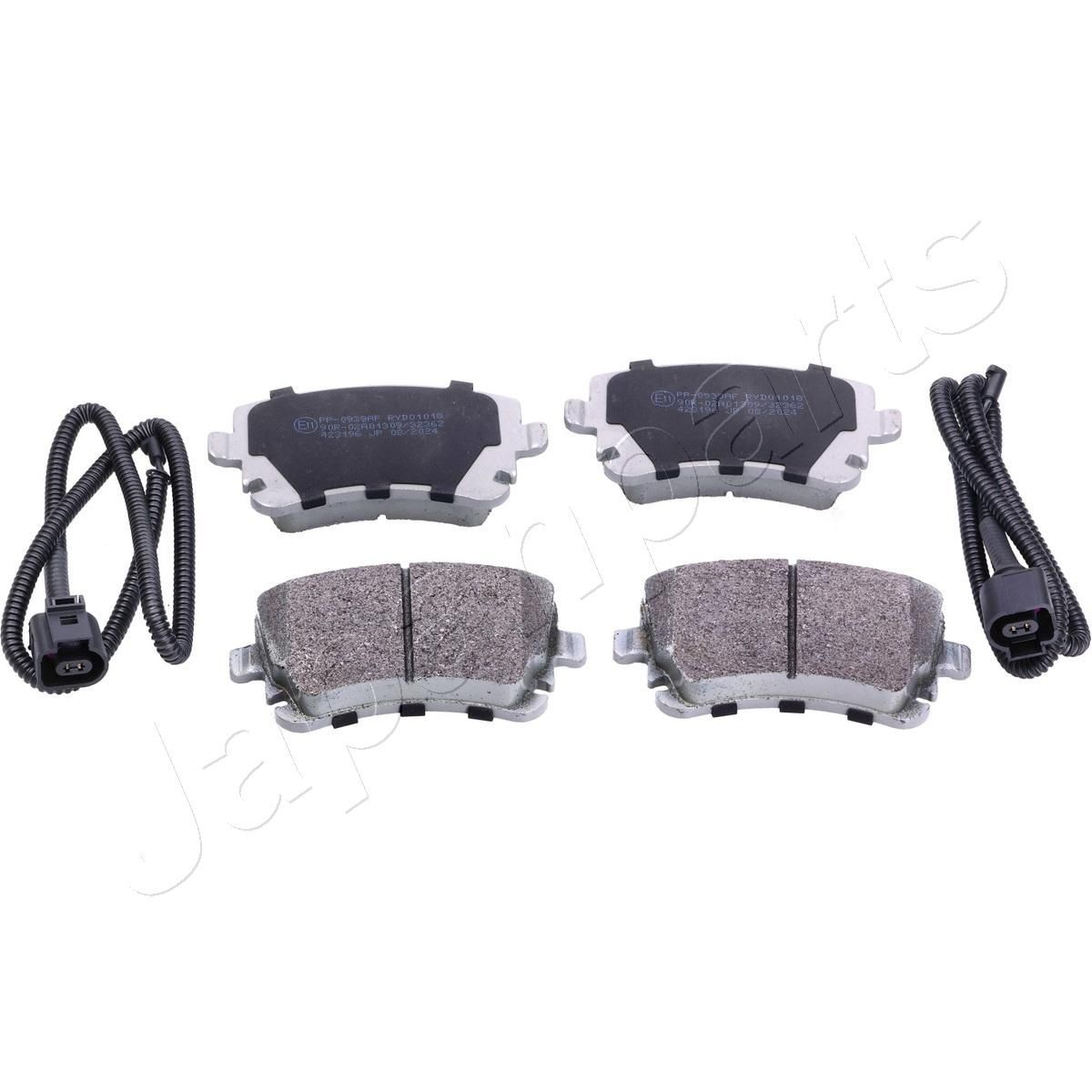 JAPANPARTS Bremseklosser PP-0939AF Bremsekloss-sett JAPANPARTS CORRADO PP-0939AF billige