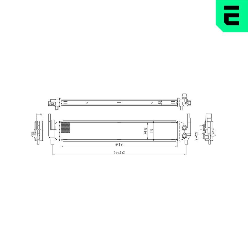 ERA Radiateur 673030 673030 Radiateur NISSAN NAVARA ERA