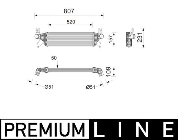 Intercooler MAHLE CI 748 000P MAHLE CI 748 000P Laddluftkylare SUZUKI VITARA 2021