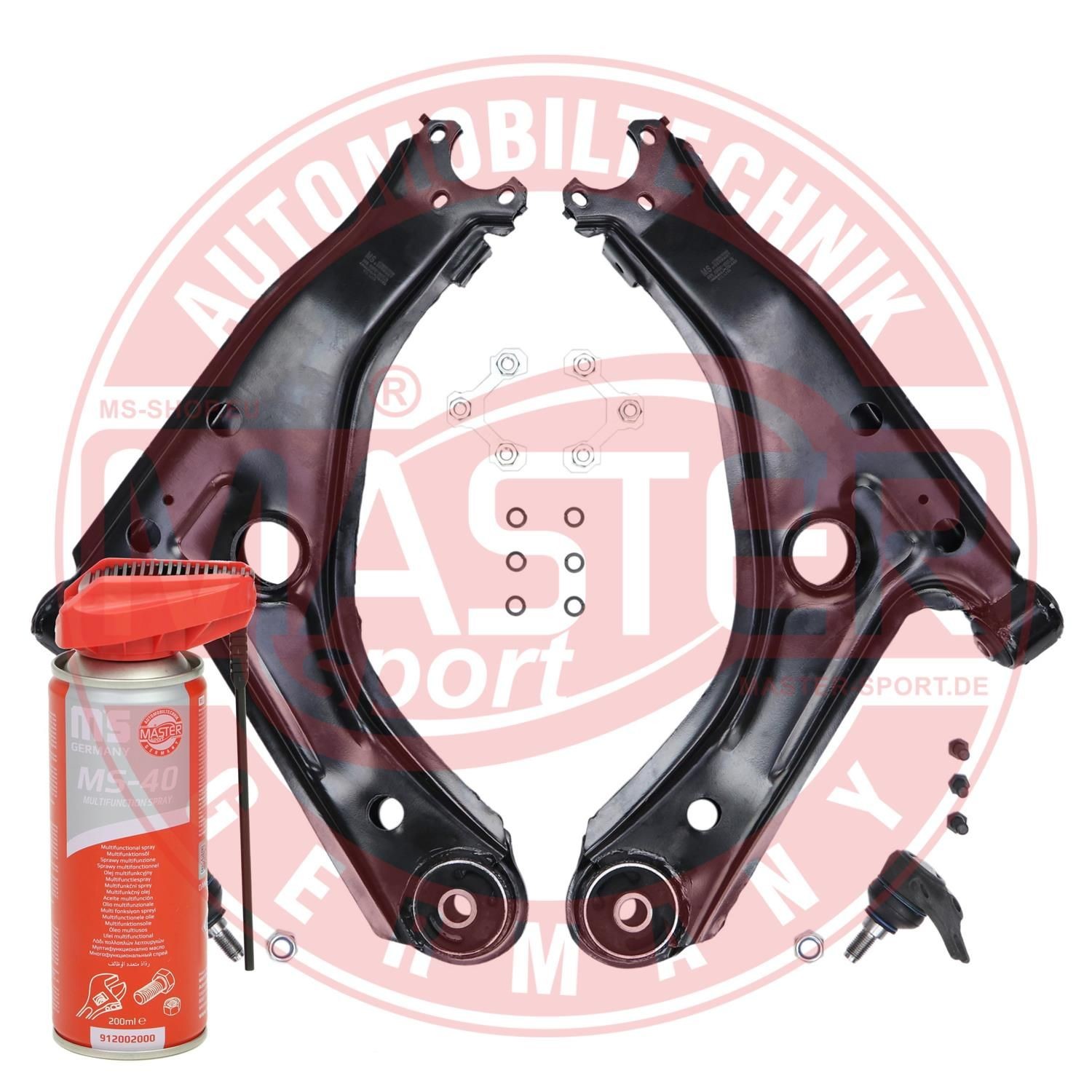 MASTER-SPORT Kit bras de suspension 37123/1-KIT-MSP MASTER-SPORT 37123/1-KIT-MSP Kit réparation de train Golf 3 prix