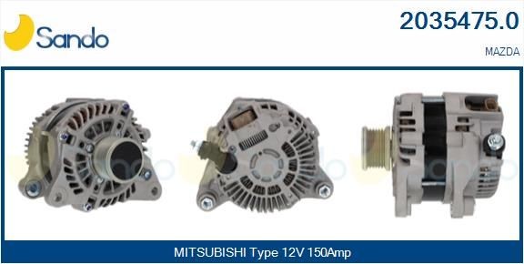 SANDO Alternátor 2035475.0 2035475.0 Alternátor MAZDA CX-5 SANDO