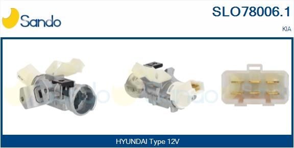 SANDO Κλειδαριά τιμονιού SLO78006.1 Κλειδαριά μίζας SANDO CHEVROLET SLO78006.1