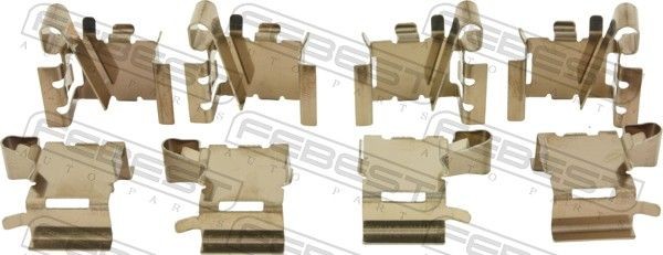 FEBEST Accessoireset, schijfremblok 0103-ASV70F FEBEST 0103-ASV70F originele Accessoireset, schijfremblok Camry VII Sedan (_V5_) kosten