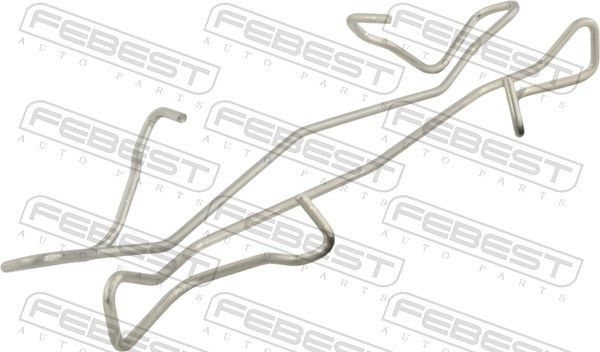 FEBEST Ελατήριο, τακάκια φρένων 0303-001-KIT FEBEST 0303-001-KIT Σετ βοηθ. εξαρτημάτων, τακάκια φρένων Dacia Duster SUV τιμες