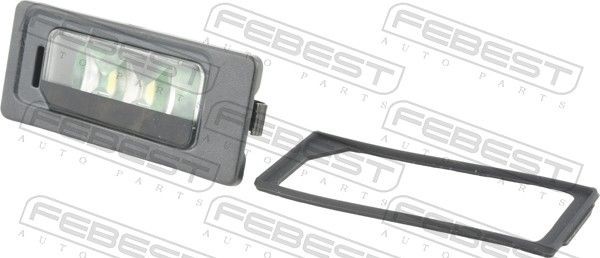 FEBEST Rekisterivalo 23631-001LED 23631-001LED FEBEST Rekisterikilven valo SKODA YETI