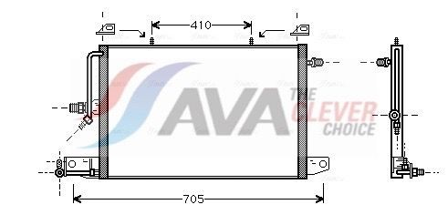 AVA COOLING SYSTEMS Lauhdutin, ilmastointilaite AI5117 AVA COOLING SYSTEMS AI5117 Audi 100 C4 Avant ilmastoinnin lauhdutin vaihto hinta