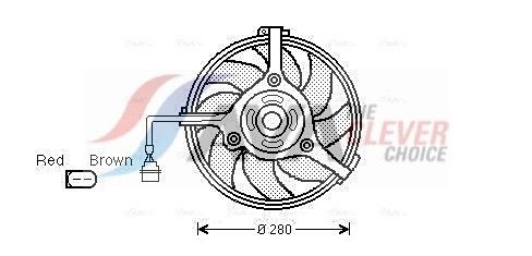 AVA COOLING SYSTEMS Ventola radiatore AI7510 AI7510 Ventola radiatore AVA COOLING SYSTEMS AUDI A8 costo