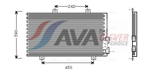 AVA COOLING SYSTEMS Συμπυκνωτής, σύστ. κλιματισμού AL5063 AVA COOLING SYSTEMS AL5063 Συμπυκνωτής FIAT COUPE γνήσια