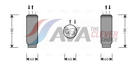 AVA COOLING SYSTEMS Klimatrockner ALD003 AVA COOLING SYSTEMS ALD003 Trockner Klimaanlage Iveco Daily IV Pritsche Kosten