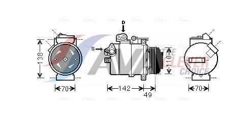AVA COOLING SYSTEMS Förångare till AC ALV022 Byta Förångare Alfa Romeo 166 936 kostnad AVA COOLING SYSTEMS ALV022