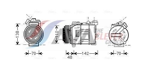 AVA COOLING SYSTEMS Radiateur AU2070 AVA COOLING SYSTEMS AU2070 Radiator HONDA Concerto Sedan (HWW) goedkoop
