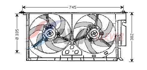 AVA COOLING SYSTEMS Varmeelement, kabinevarme AU6105 AVA COOLING SYSTEMS AU6105 Maestro Varmeveksler pris