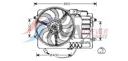 AVA COOLING SYSTEMS Jäähdyttimen tuuletin BW7516 Mini r52 jäähdyttimen tuuletin AVA COOLING SYSTEMS BW7516