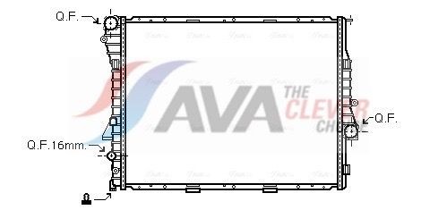 AVA COOLING SYSTEMS Radiator, motorkjøling BWA2275 BWA2275 Radiator AVA COOLING SYSTEMS BMW X5