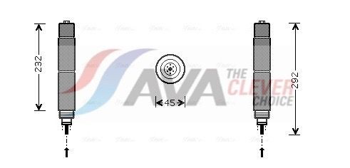 AVA COOLING SYSTEMS Kuivain, ilmastointilaite BWD078 Land Rover Freelander 1 ilmastoinnin kuivain AVA COOLING SYSTEMS BWD078