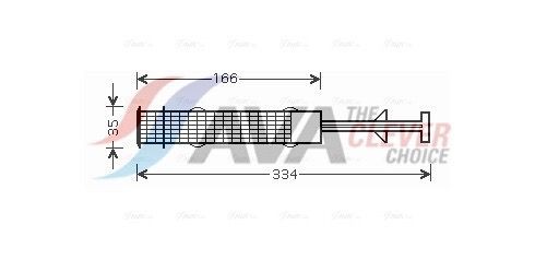 AVA COOLING SYSTEMS Sausinātājs, Kondicionieris BWD279 AVA COOLING SYSTEMS BWD279 Sausinātājs kondicionieris BMW E63 orģinālās cena