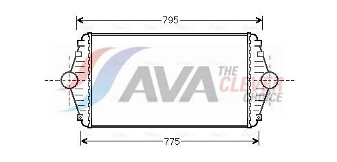 AVA COOLING SYSTEMS Interkūlers CN4086 Interkūlers AVA COOLING SYSTEMS LANCIA CN4086