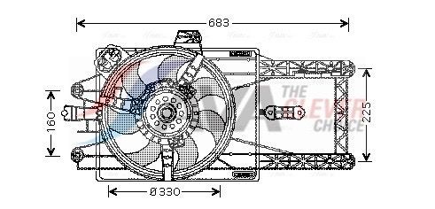 Välijäähdytin AVA COOLING SYSTEMS CR4035 AVA COOLING SYSTEMS CR4035 CHRYSLER VOYAGER 1999 Välijäähdytin
