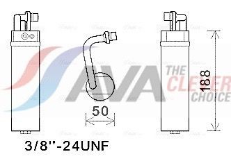 AVA COOLING SYSTEMS Airco droger DND285 AVA COOLING SYSTEMS DND285 Filter droger airco Nissan J10 prijs