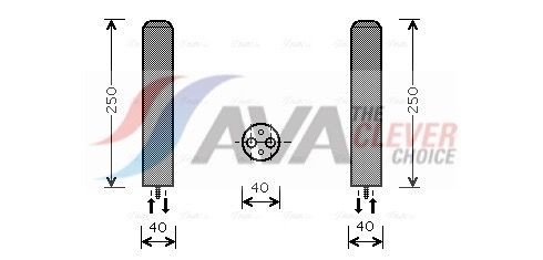 AVA COOLING SYSTEMS Tørker, klimaanlegg DWD050 DWD050 Tørkefilter ac AVA COOLING SYSTEMS CHEVROLET AVEO