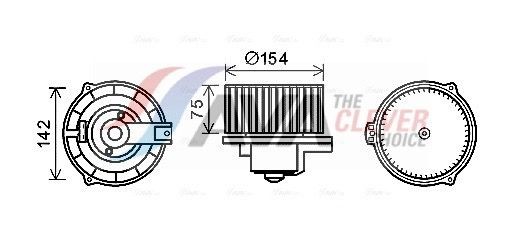 AVA COOLING SYSTEMS Ventilátor chladenia motora FD7527 AVA COOLING SYSTEMS FD7527 Ventilátor chladiča Ford Mondeo MK1 Kombi cena