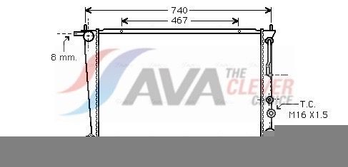 AVA COOLING SYSTEMS Kuivain, ilmastointilaite HDD101 Iveco Daily 4 ilmastoinnin kuivain AVA COOLING SYSTEMS HDD101