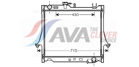 AVA COOLING SYSTEMS Radiators, Motora dzesēšanas sistēma IS2025 AVA COOLING SYSTEMS IS2025 Ūdens radiatori Isuzu Trooper UBS cena