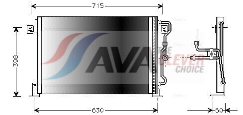 AVA COOLING SYSTEMS Kondenzátor klimatizácie JE5019 AVA COOLING SYSTEMS JE5019 Kondenzátor klimatizácie Jeep Grand Cherokee mk1 cena