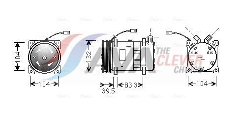 AVA COOLING SYSTEMS Förångare till AC JEV030 JEEP Grand Cherokee WH Förångare AVA COOLING SYSTEMS JEV030