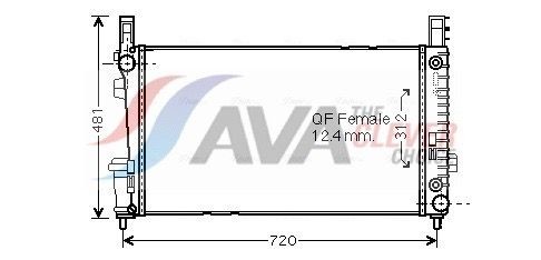 AVA COOLING SYSTEMS Kylare MSA2364 AVA COOLING SYSTEMS MSA2364 vattenkylare Mazda 323 F 5 pris