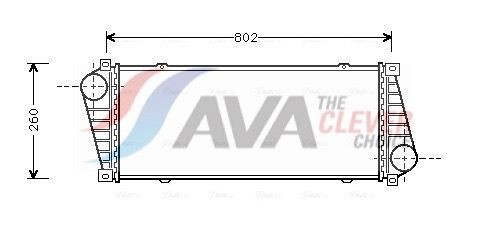AVA COOLING SYSTEMS Intercooler MSA4217 Intercooler AVA COOLING SYSTEMS Mercedes-Benz CLS MSA4217